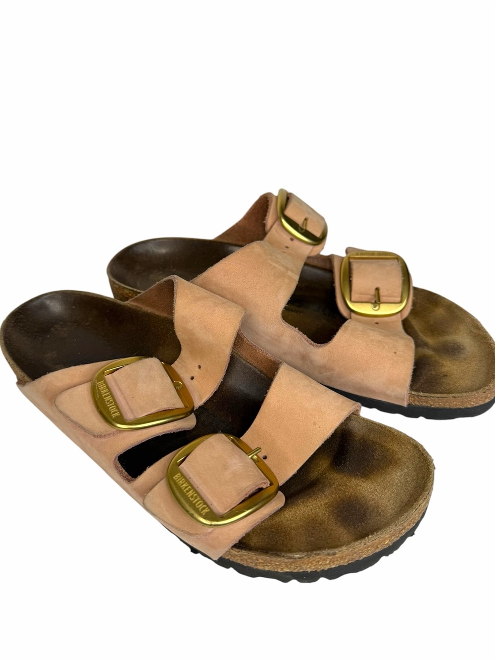 Birkenstock Arizona Big Buckle Nubuck Leather Sandals Size 6